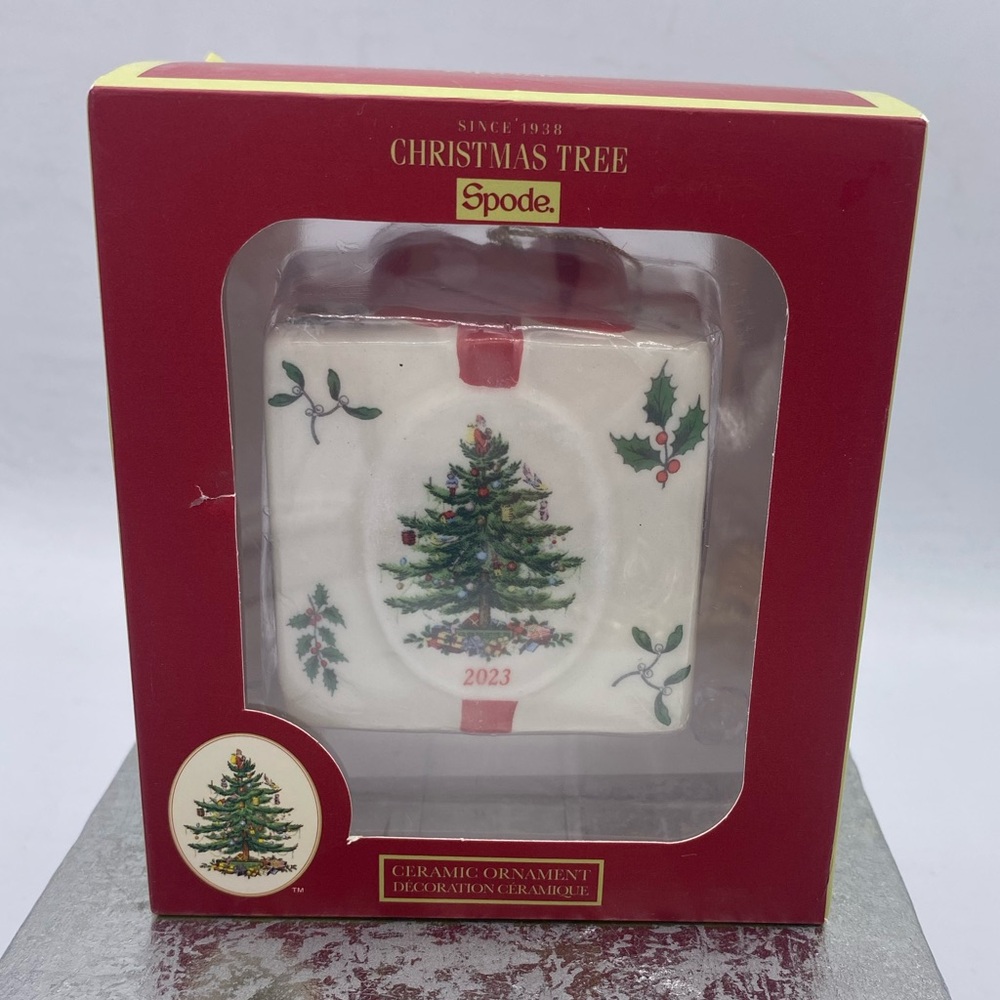 Spode Christmas Tree Collection Porcelain Festive Gift Box Ornament 2023 NIB